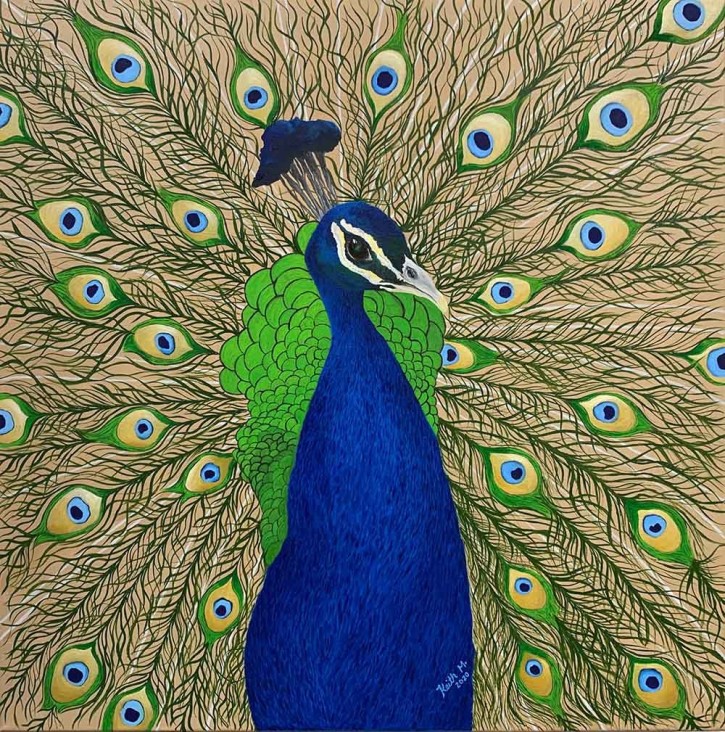 Keith Mengullo | The Endangered Green Peafowl (2020) | Available for ...