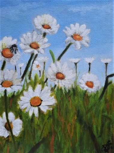 Annalyn Jane Matulac | Daisies (2021) | Available for Sale - FilipinoArt.ph