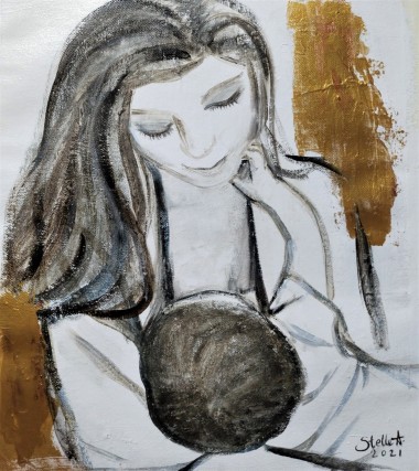 Christelle Arroyo | Motherhood II (2021) | Sold - FilipinoArt.ph