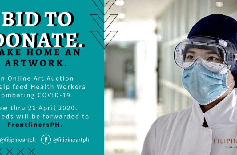 Feed Our Health Workers by Bidding; Take Home an Artwork