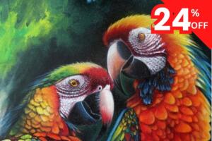 parrot painting